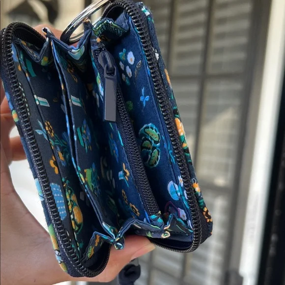 Vera Bradley Small Zip Wallet in Dreamer Paisley - Picture 5 of 5